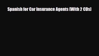 [PDF] Spanish for Car Insurance Agents [With 2 CDs] Download Online