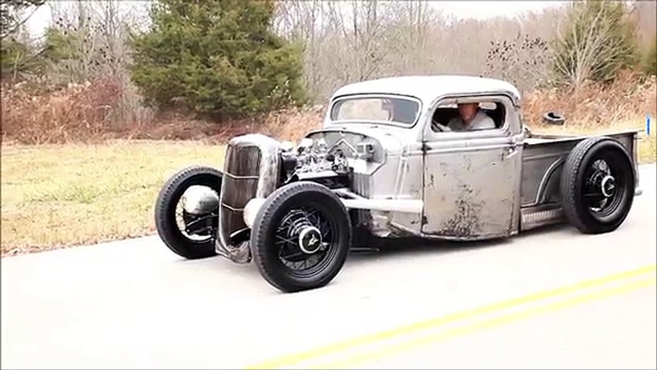 935 1936 FORD PICKUP TRUCK SCTA BARE BONES / BARE METAL HOT ROD RAT TRADITIONAL ROD