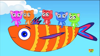 Five Little Kittens | Nursery Rhyme For Children And Kids Songs