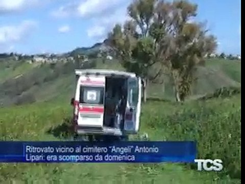 Ritrovato vicino al cimitero Angeli Antonio Lipari era scomparso da domenica