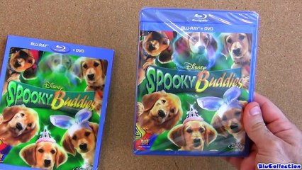 Disney Spooky Buddies blu ray unboxing review with plush