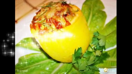 Кабачки фаршированые фаршем с болгарским перцем Пошаговый рецепт