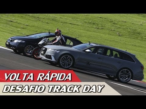 AUDI RS 6 X CIVIC SI X DUCATI PANIGALE SENNA - VOLTA RÁPIDA COM RUBENS BARRICHELLO #61 | ACELERADOS