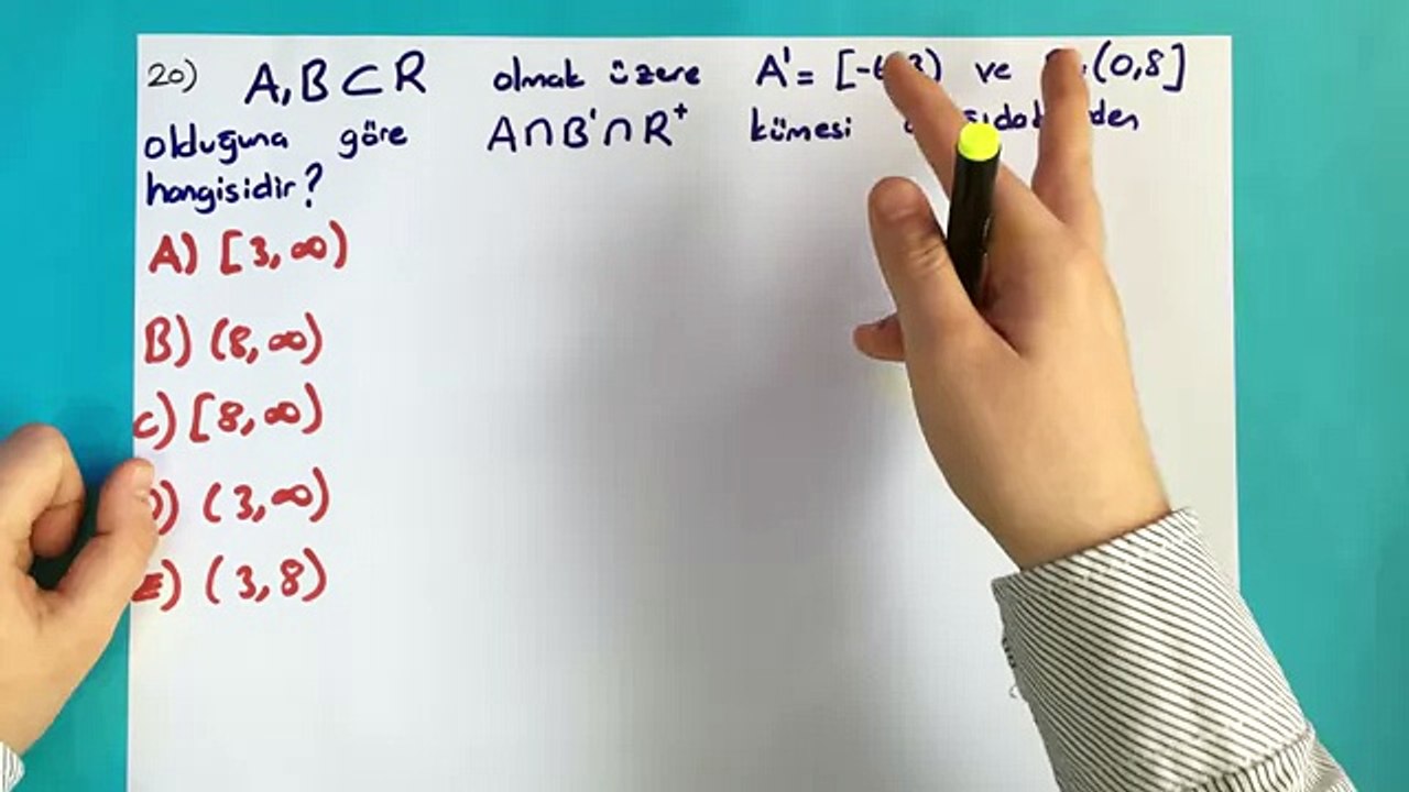 2016 Ygs Meb Deneme_3_Soru - 20 - Çözmeden Sınava Girmeyin