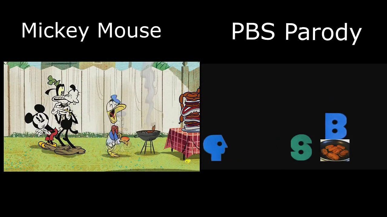 A PBS Parody And Mickey Mouse Comparison