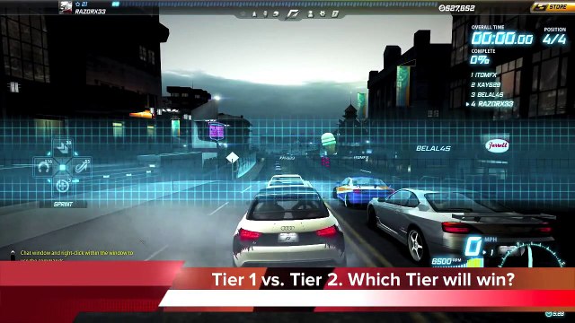 Need For Speed World Audi A1 Clubsport Quattro Speed Edition vs. Audi TT-RS