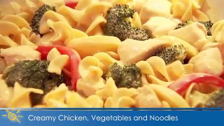 Creamy Chicken Vegetables and Noodles