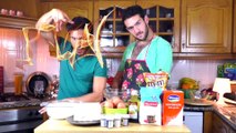 Receita bolo arco-íris - cascata de m&m's - SEXY FUNNY KITCHEN ep 14