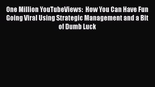 Download One Million YouTubeViews:  How You Can Have Fun Going Viral Using Strategic Management