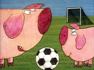 Piggeldy & Frederick Beim Fussballspiel
