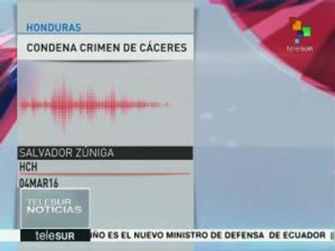 Esposo de Berta Cáceres exige castigo para los culpables del crimen