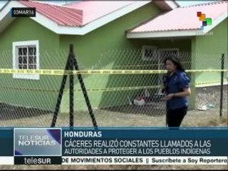 Honduras: multitud acompaña entrega de cuerpo de Cáceres