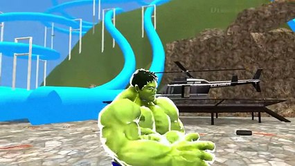 NEW Disney Lightning McQueen Cars Color Green with HULK & Rhymes for Children