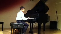 Piano Recital May 9, 2011 Invention and Simpsons theme song blind folded