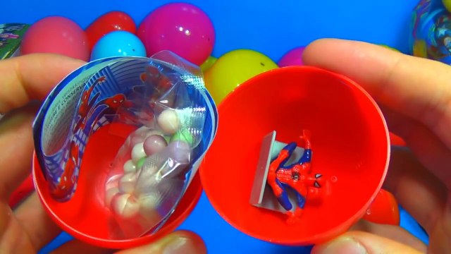 30 Surprise Eggs!!! Disney CARS MARVEL Spider Man SpongeBob HELLO KITTY PARTY ANIMALS