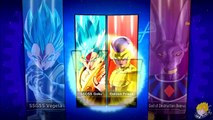 Dragon Ball Xenoverse (PS4) : SSGSS Goku & SSGSS Vegeta Vs Golden Frieza & Beerus 【60FPS 1080P】