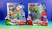 Marvel Playskool Heroes Astro Hulk & Jungle Web Spider-man Battle Electro Imaginext Playset