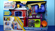 Marvel Playskool Heroes Crime-Fightin' Headquarters Spider Man vs. Green Goblin Pumpkin trouble