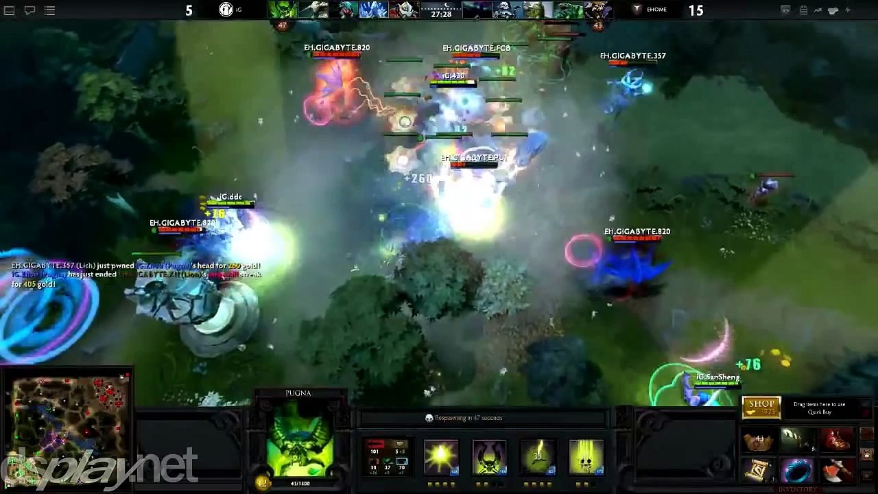 DoTA 2 Gameplay - Highlights iG vs EHOME (International)