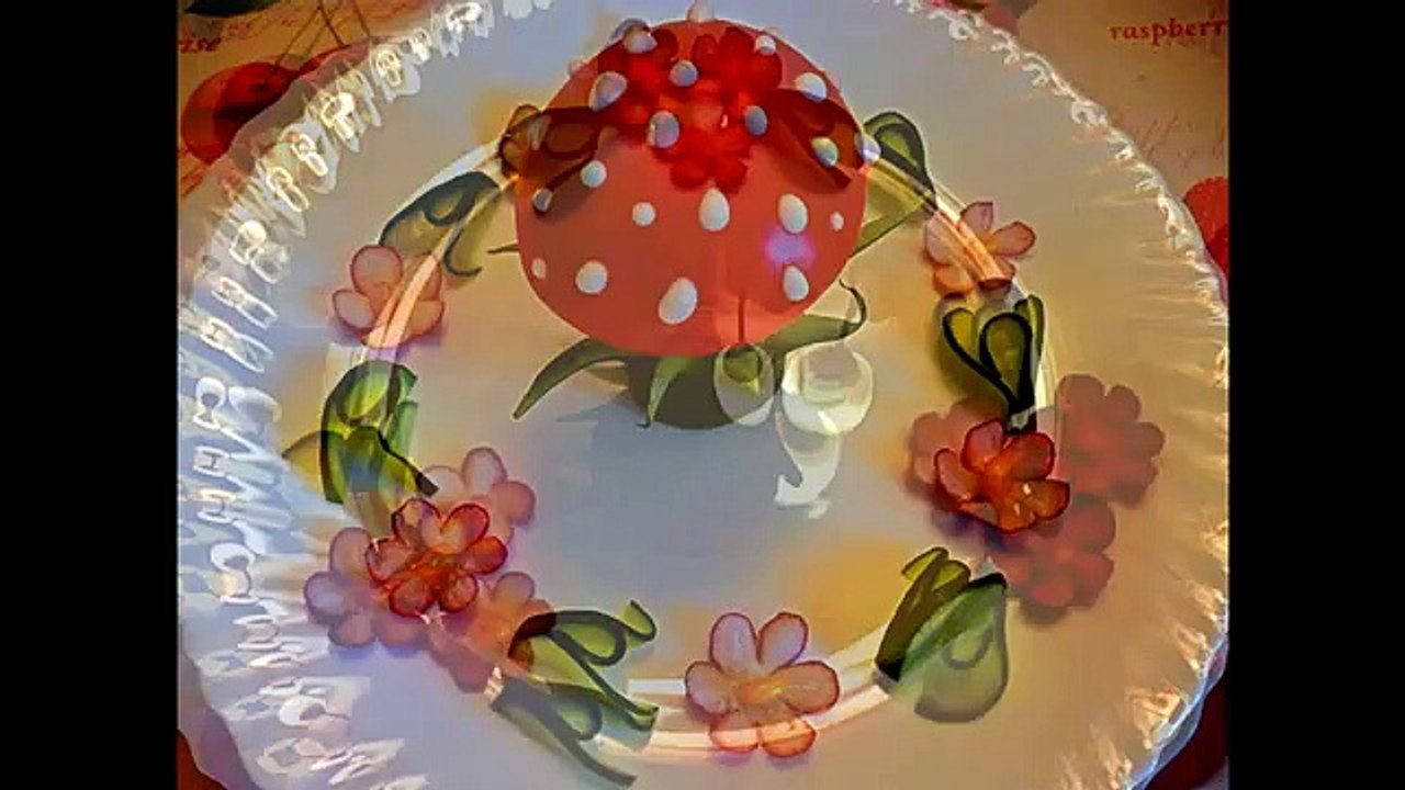 Цветы из редиса. Цветы из овощей. Украшения тарелки. Flowers radish. Flowers vegetables.