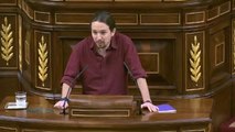 Pablo Iglesias sorprèn al congrés parlant de la relació entre Andrea Levy i un diputat de Podem