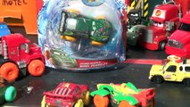 Pixar Cars with Lightning McQueen and introducing open box of Hydro Wheels Nigel Gearsley