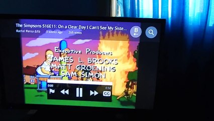 The Simpsons End Credits On a Clear Day I cant see my sister