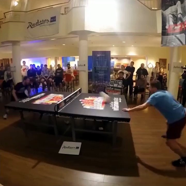 very, very beautiful  ping pong table