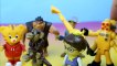 Marvel Super Hero Adventures PlaySkool Heroes Rescue Jet IronMan & Wolverine Bane takes Spongebob