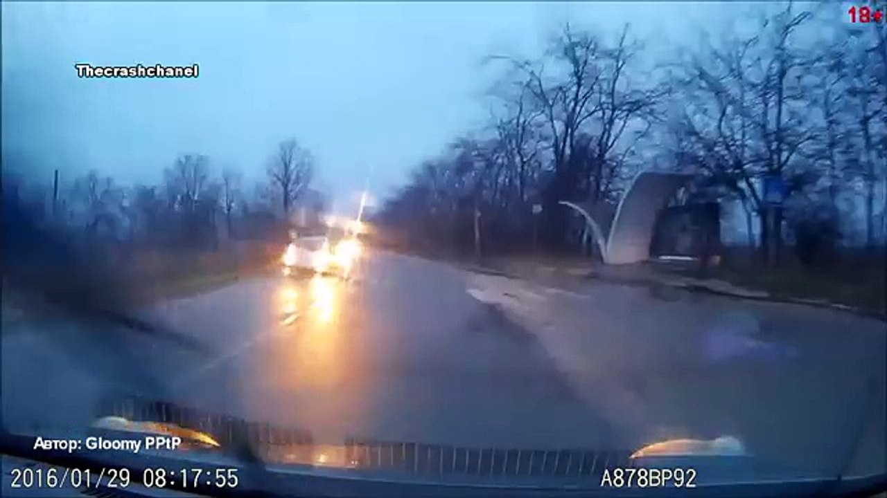 New Car Crash Compilation Подборка Аварий Январь (12) 2016