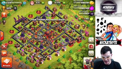 Gembox & Gravestone Base! Clash of Clans Speed Build Town Hall 10!