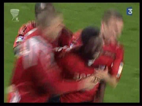 2008-09 16e de finale Coupe de la Ligue Guingamp-St Etienne 4-1