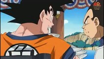 DBZ Movie - Funny Goku Eats Vegetas Sushi!