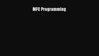 Download MFC Programming Free Books