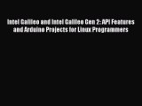 [PDF] Intel Galileo and Intel Galileo Gen 2: API Features and Arduino Projects for Linux Programmers