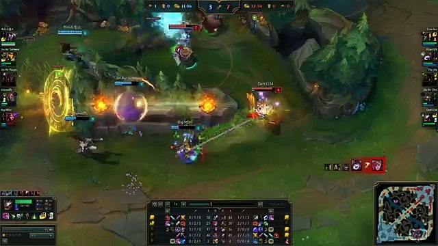 EDG Deft - Kog'Maw(with Jin Air Chei Tahm Kench) vs Lucian - KR LOL Master 131LP
