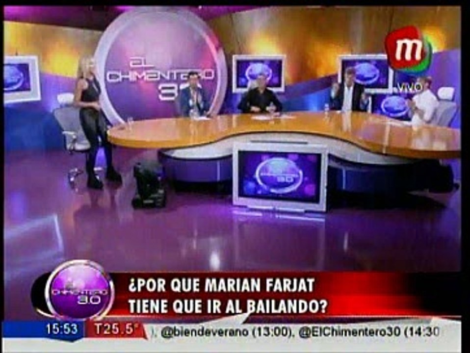 Marian Farjat comenzó los ensayos del Bailando en el Chimentero 3.0