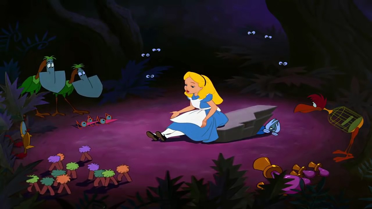 Alice In Wonderland - Alice meets the Cheshire Cat again HD