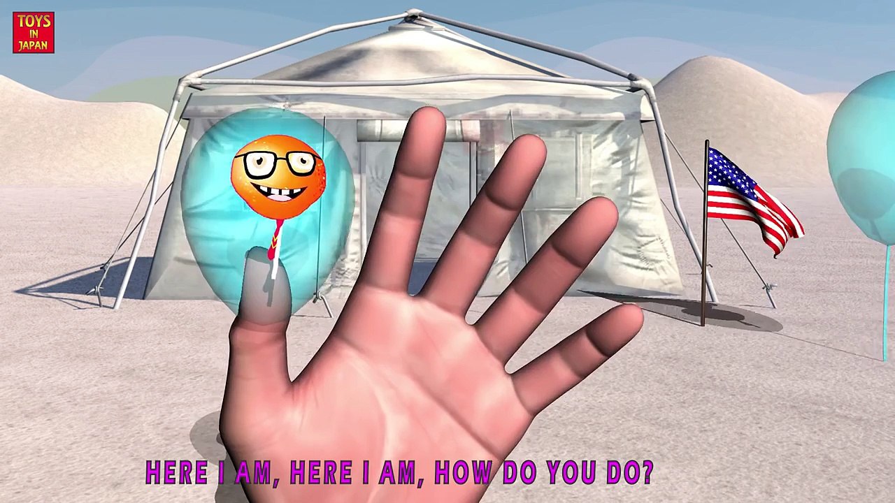 LOLLIPOP BALLOON Finger Family | Nursery Rhymes for Children | 3D Animation