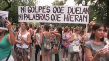 Thousands march in Argentina for justice for two women murdered in Ecuador