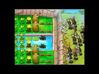 Plants Vs. Zombies Survival Pool Day (5 flags Completed)