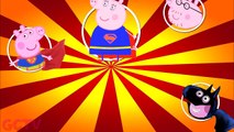 Peppa Pig Superman Finger Family Nursery Rhymes Lyrics