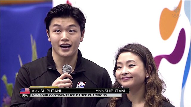 Maia SHIBUTANI / Alex SHIBUTANI post-interview - ISU Four Continents Championships 2016