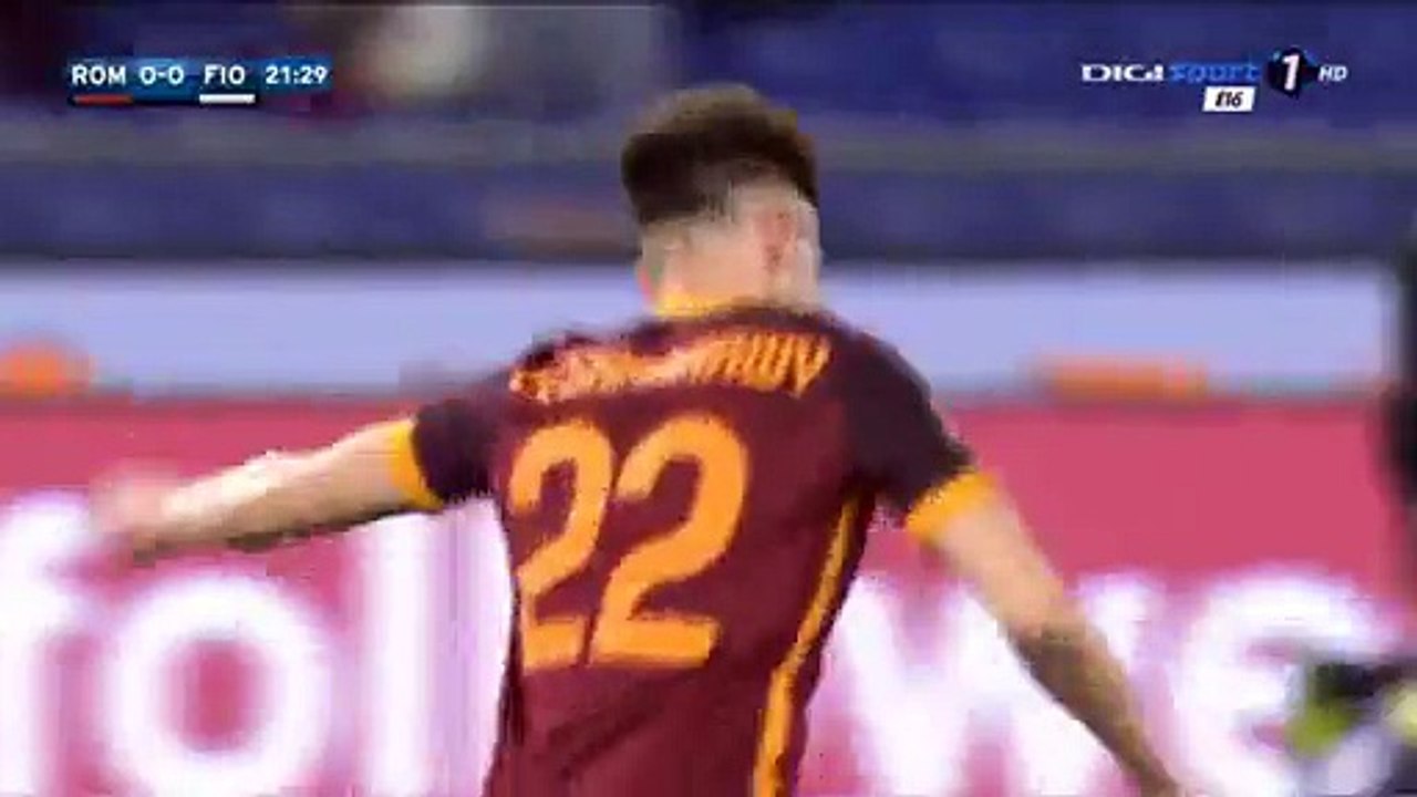 Stephan El Shaarawy Goal HD - AS Roma vs Fiorentina 1-0