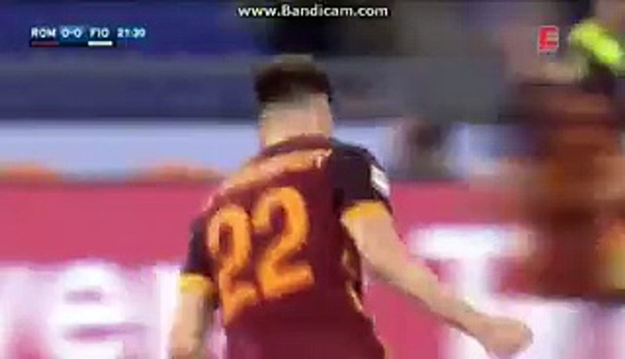 1:0 Stephan El Shaarawy Goal AS ROMA-FIORENTINA SERIE A