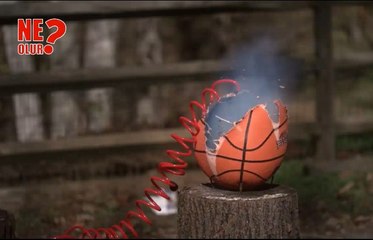 Basket topunu fazla şişirirsek ne olur #basketbol #neolur