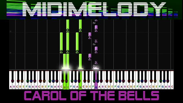 Carol Of The Bells Piano Tutorial - Traditional Christmas Carol