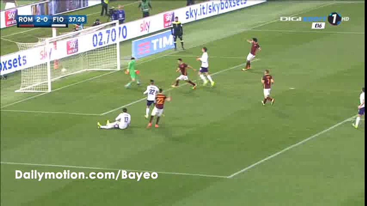 Diego Perotti Goal HD - AS Roma 3-0 Fiorentina - 04-03-2016
