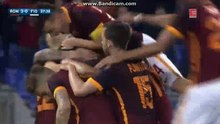1st Half Goals - AS ROMA 3-0 FIORENTINA SERIE A 4/03/2016 HD