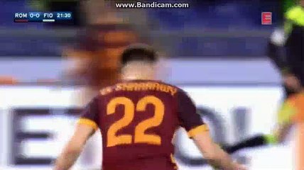 As Roma 3-0 Fiorentina HALF TIME HIGHLIGHTS - SERIE A